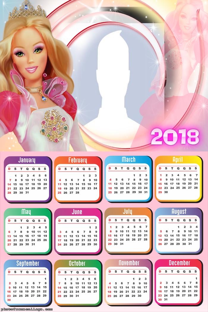 calendar barbie