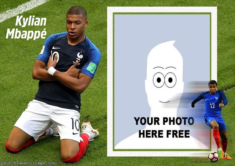 Photo Frame Kylian Mbappe Free