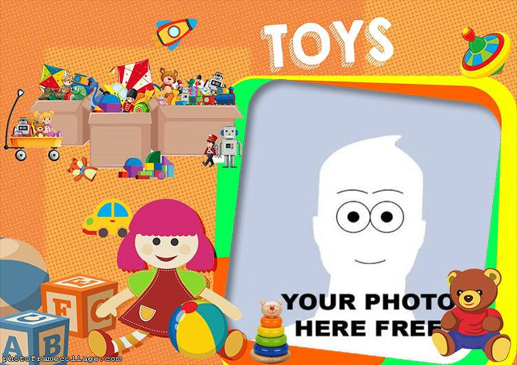 Toys Theme Make Photo Montage