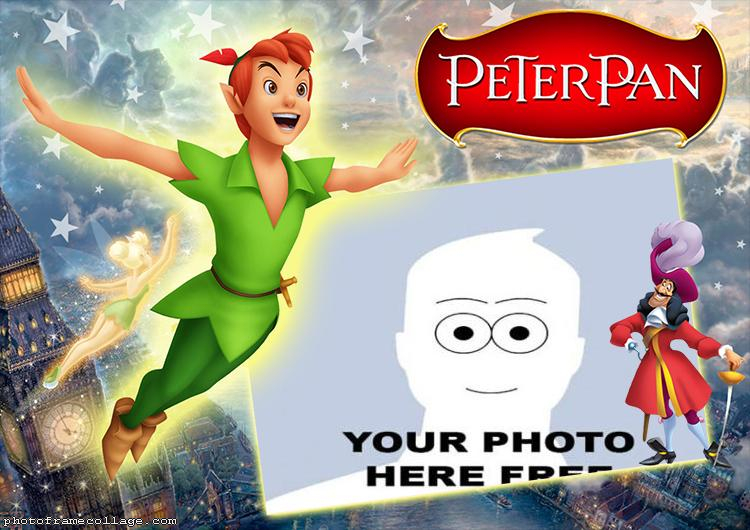 Peter Pan Free Photo Frame Design Templates