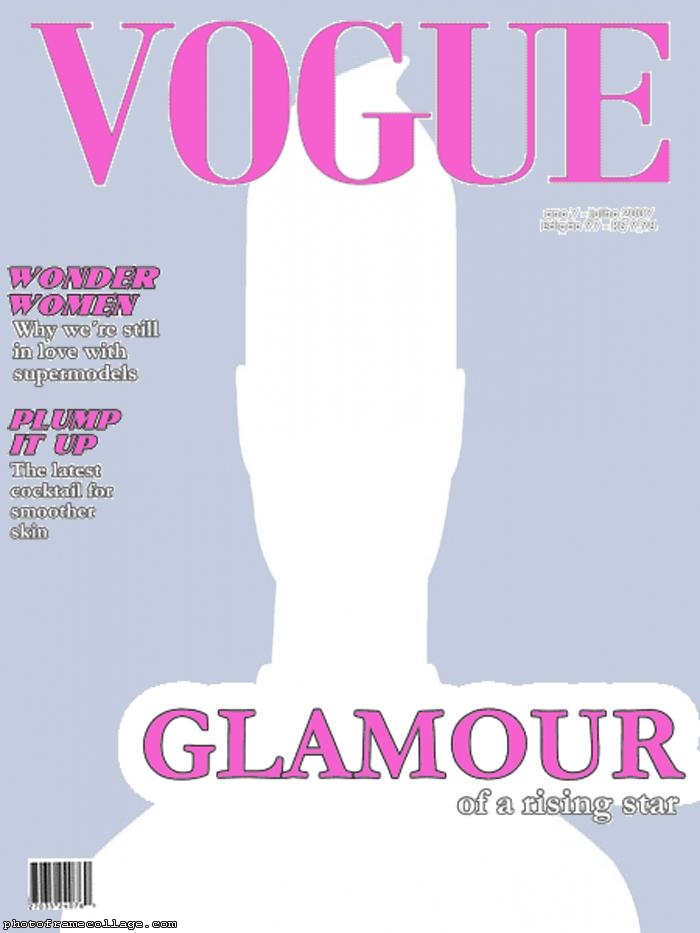 vogue magazine layout