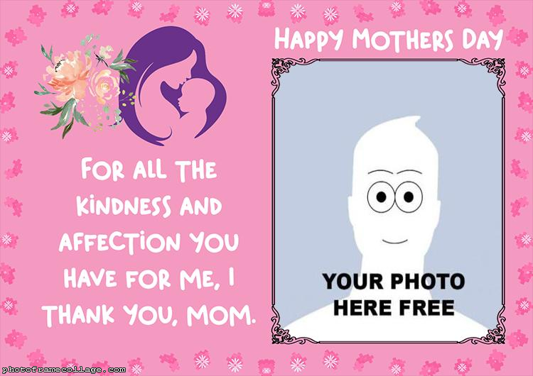 Happy Mothers Day Phrase Photo Montage Online