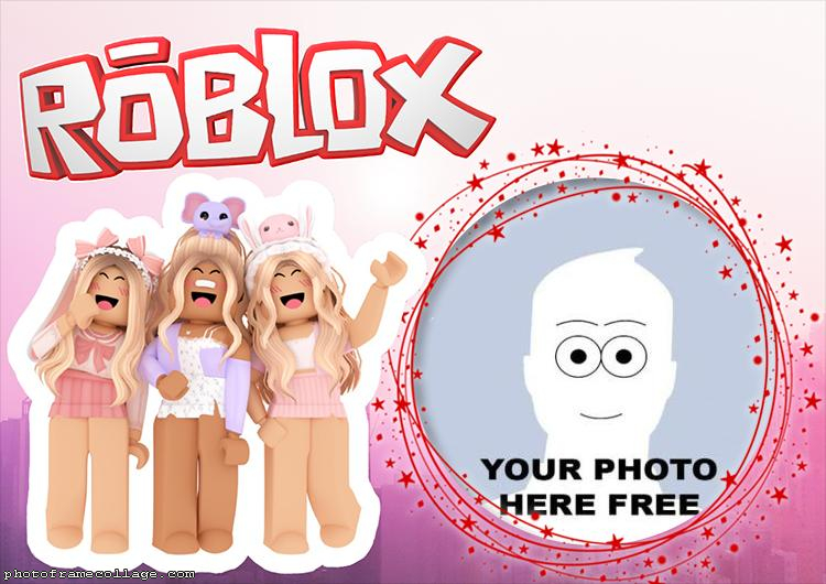 Photo Montage Digital Roblox Girl