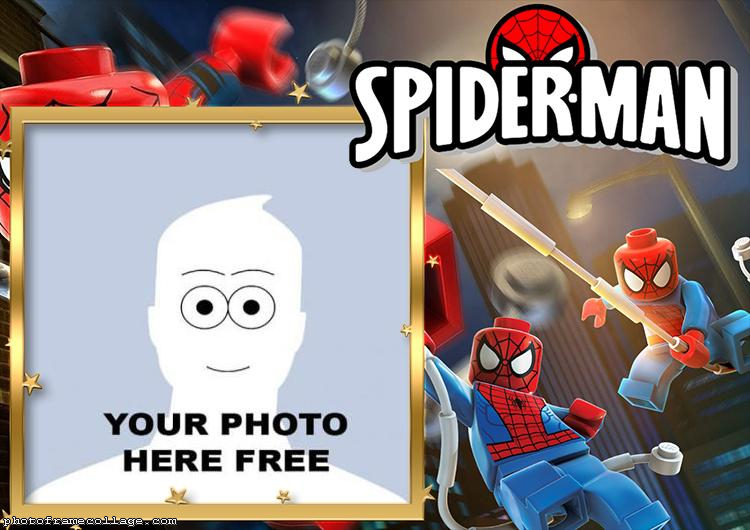 Photo Spider-Man Lego Collage Frame