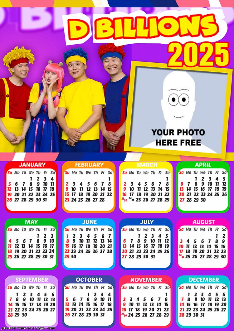 Picture Frame Calendar 2025 D Billions