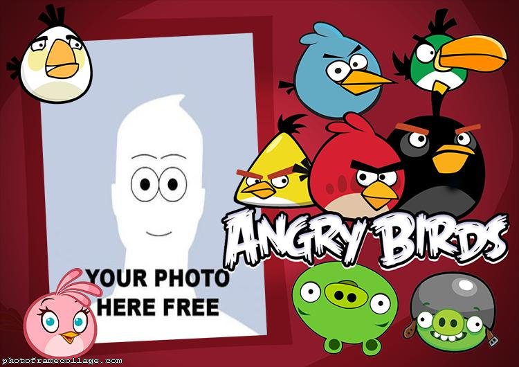 Angry Birds Personalized Picture Frame