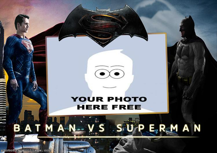 Batman vs Superman Picture Frame Free