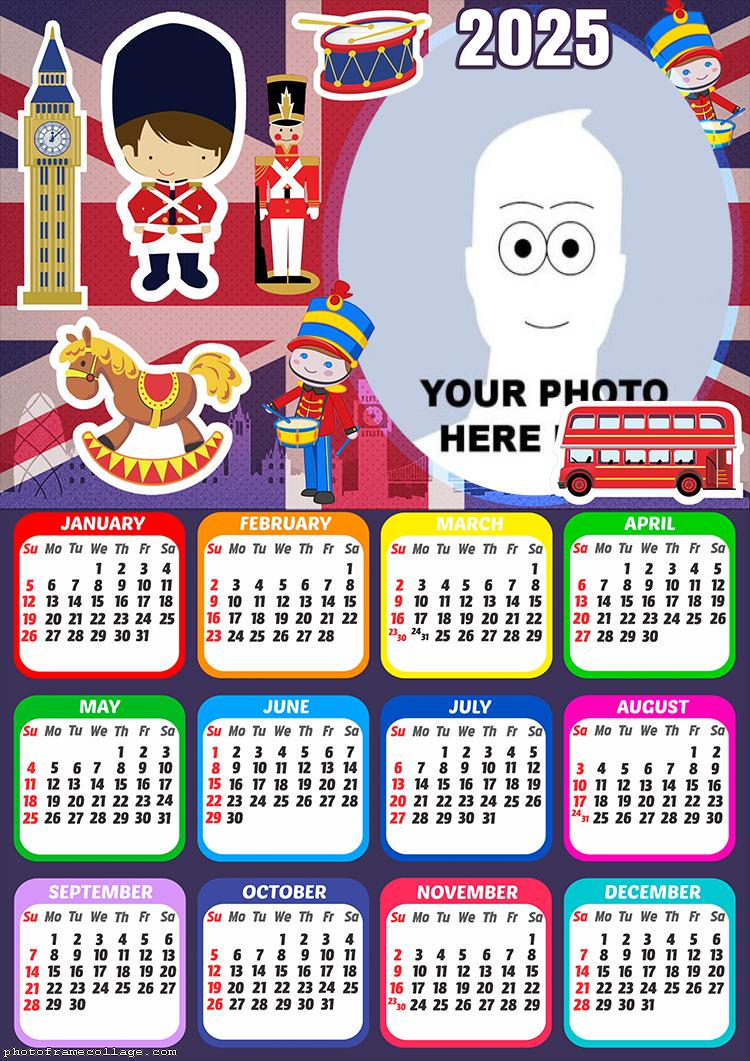 Calendar 2025 Tin Soldier Frame Online Free