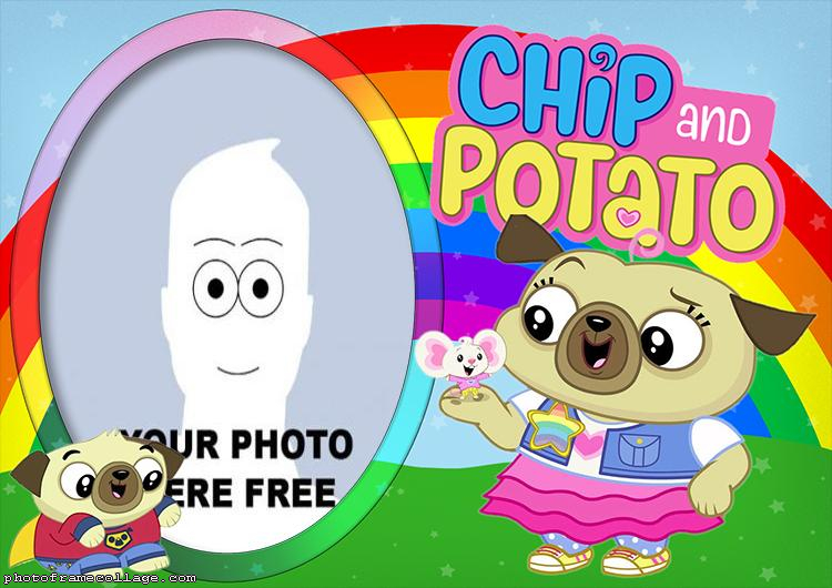 Chip and Potato Digital Photo Frame