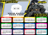 Calendar 2025 Batman Happy Birthday Picture Collage