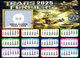 Calendar 2025 Trasnformer Bumblebee Photo Collage Frame