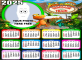 Picture Frame Calendar 2025 Dinosaur Train