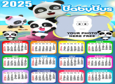 Calendar 2025 BabyBus Picture Frame