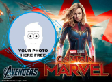 Captain Marvel Free Picture Frame