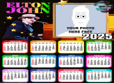 Picture Frame Calendar 2025 Elton John