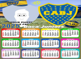Calendar 2025 Boca Juniors Frame Digital
