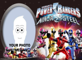 Power Rangers Ninja Steel Custom Picture Frame