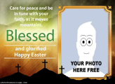Blessed Happy Easter DIY Picture Frame