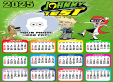 Calendar 2025 Johnny Test Photo Collage Online