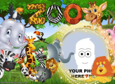 Kids Zoo Free Picture Frame Templates