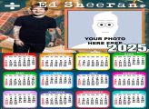 Picture Frame Calendar 2025 Ed Sheeran