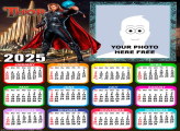 Calendar 2025 Thor Photo Collage Frame
