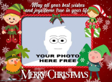 Photo Frame Edit Merry Christmas Elves