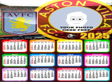 Calendar 2025 Aston Villa Football Club