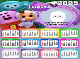 Calendar 2025 Lupita Picture Collage