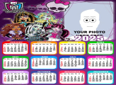 Calendar 2025 Monster High Frame Digital