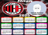 Calendar 2025 Milan Picture Frame Collage