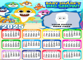 Calendar 2025 Baby Shark Big Show Picture Frame