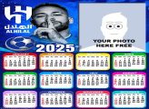 Calendar 2025 Al-Hilal Neymar Photo Collage Online