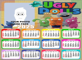 Calendar 2025 Ugly Dolls Photo Collage Frame