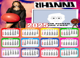 Calendar 2025 Rihanna Picture Frame Collage