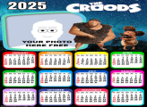 Calendar 2025 The Croods Photo Collage Frame