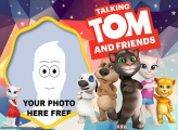 Talking Tom and Friends Frame Collage Free