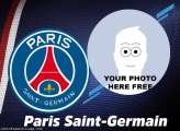 Design Template Frame PSG Paris Saint-Germain