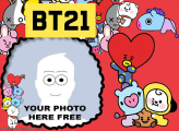 BT21 Picture Frame with Photo Printing