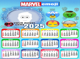 Calendar 2025 Marvel Emoji Picture Frame