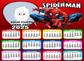 Calendar 2025 Frame Spider-Man