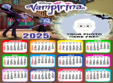 Calendar 2025 Vampirina Photo Collage Frame