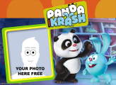 Personalized Picture Frame Panda and Krash