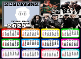 Calendar 2025 Scorpions Picture Frame Collage