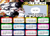 Calendar 2025 Queen Picture Frame Collage