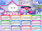 Calendar 2025 Starbeam Photo Collage Frame