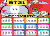 Picture Frame Calendar 2025 BT21