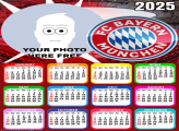 Calendar 2025 Bayern Munich Picture Frame