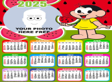 Calendar 2025 Maggy Photo Collage Online
