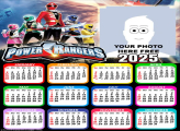 Calendar 2025 Power Rangers Picture Collage